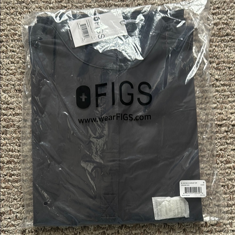 Figs Gray Casual Button Down Shirt